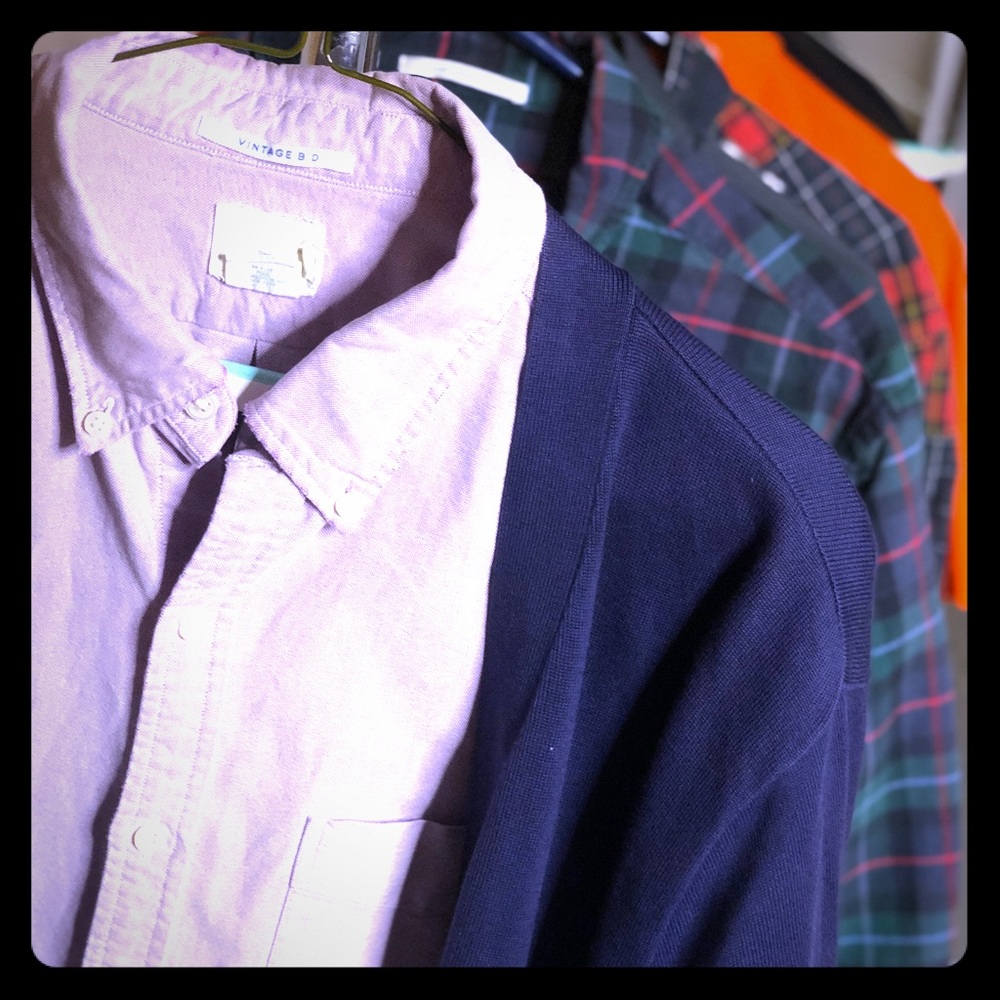Rugby RL 2 oxfords 1 cardigan